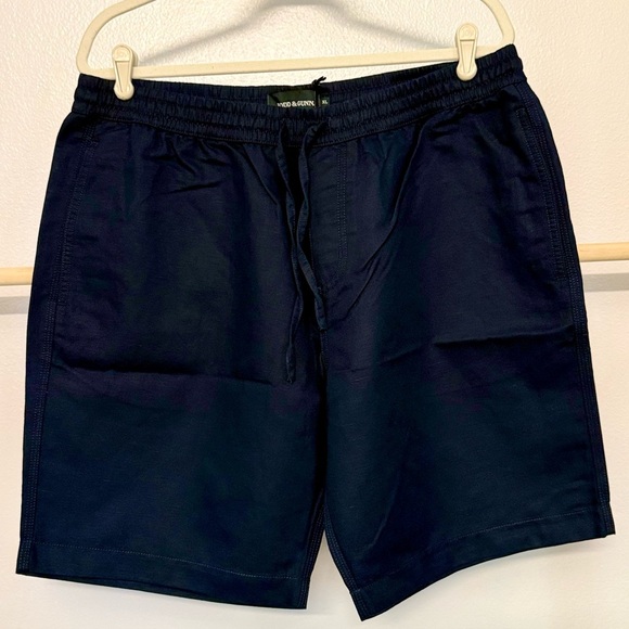 NWT Rodd & Gunn Tucker Road Navy Resort Shorts Linen/Cotton Blend Size XL - Picture 5 of 12